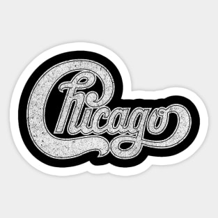 Chicago <<>> Distress Style Sticker